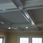 Custom coffered ceiling